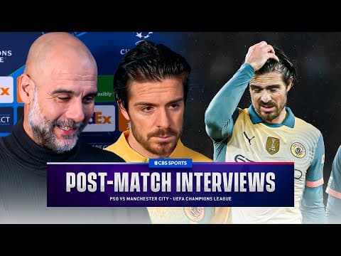 Guardiola, Grealish, Enrique & Neves react after PSG vs Man City! | Post-Match Interviews
