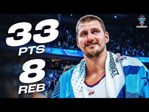 Nikola Jokic's 33-PT Performance vs Finland | EuroBasket 2025 | September 6, 2025