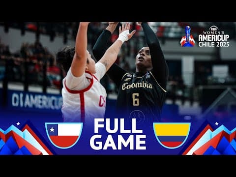 Chile v Colombia | Full Basketball Game | FIBA Women's AmeriCup 2025