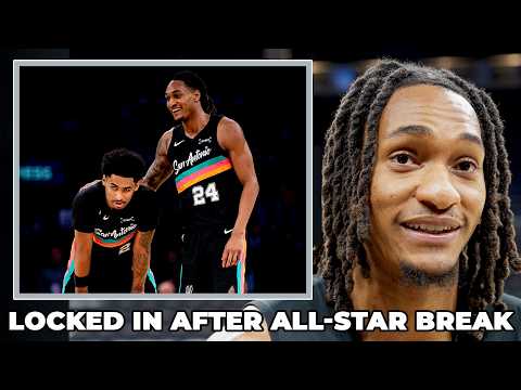 Devin Vassell on Team Being Locked in After NBA All-Star Break