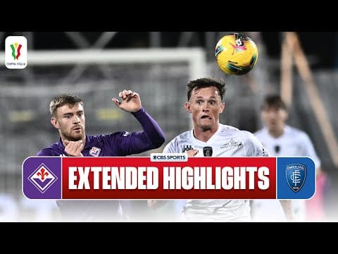 Fiorentina vs. Empoli: Extended Highlights | Coppa Italia Round of 16 | CBS Sports Golazo