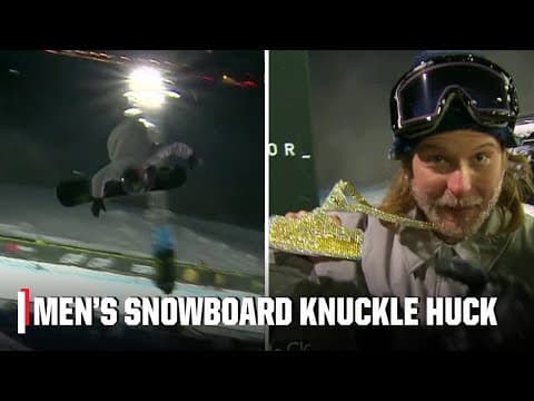 Rene Rinnekangas wins gold in Men's Snowboard Knuckle Huck 🏅 | 2026 X Games