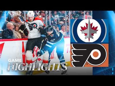 Winnipeg Jets vs. Philadelphia Flyers - Game Highlights