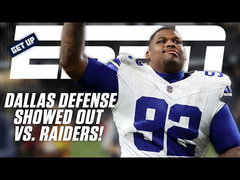 Cowboys vs. Raiders REACTION 👀 Good game or good SIGN for Dallas' defense? 🍿 | Get Up