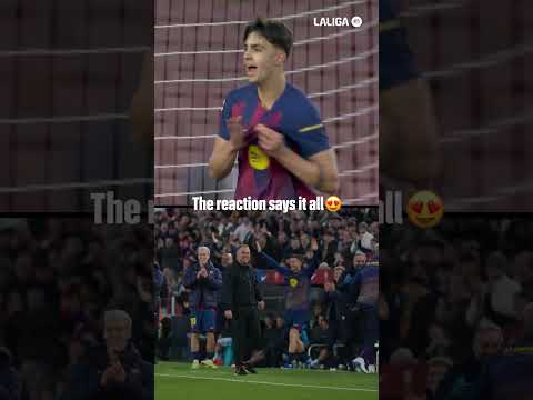 This goal meant more than one. Marc Bernal 💙❤️ #shorts #fcbarcelona #shortvideo