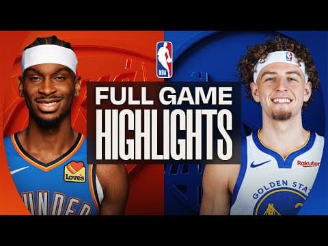 THUNDER at WARRIORS | FULL GAME HIGHLIGHTS | January 2, 2026