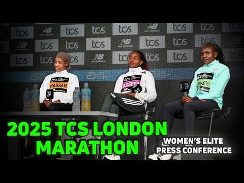 2025 TCS London Marathon Elite Women's Full Press Conference