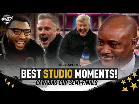 Jamie Carragher CRASHES the set | EFL Cup Semi-Finals Best Moments | Matchday
