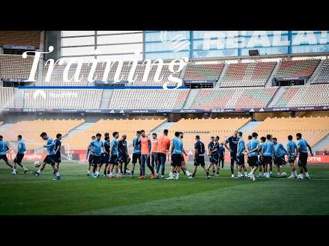 ENTRENAMIENTO | En el escenario de la final | Real Sociedad
