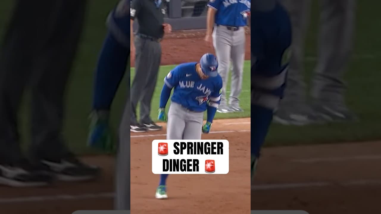 George Springer’s 1,501st hit is a SPRINGER DINGER 💪 #BlueJays
