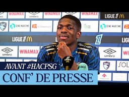 Avant HAC - Paris SG, interview de Lucas Gourna