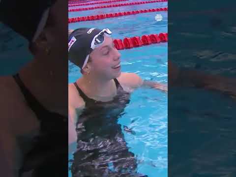 World Cup Record! Gretchen Walsh Drops 55 91 in the 100m Medley #WorldCup #swimming #GretchenWalsh