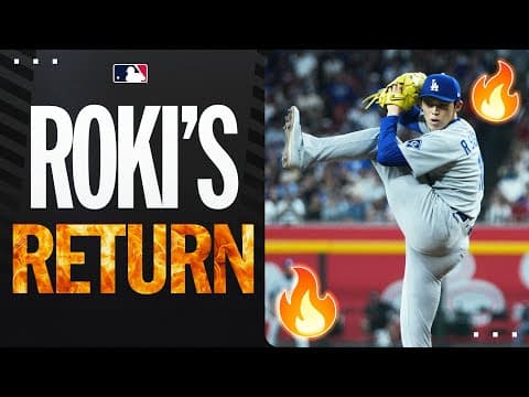 FULL INNING: Roki Sasaki DOMINATES in 1st appearance since May 9th (Reaches 100 mph!)| 佐々木朗希ハイライト