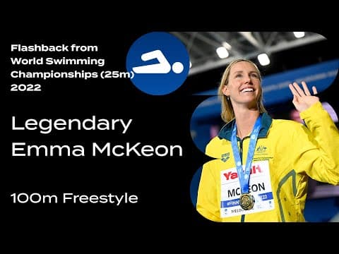 Emma McKeon’s Record-Breaking 100m Freestyle Win | World Champs 2022 🥇