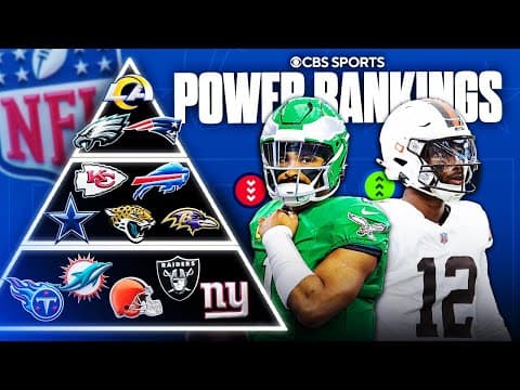 NFL Week 13 Power Rankings Tiers: Eagles still in Top 10? | Shedeur Sanders lifts Browns 🚨