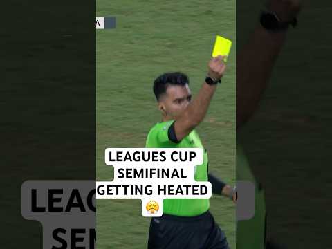 Ref’s got his hands full👀 ticket to the final on the line