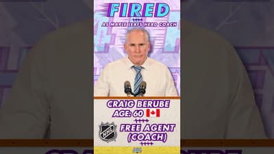 BÉRUBÉ FIRED! ❌🤯 #hockey #nhl #hockeyshorts #nhlshorts #leafsnation #torontomapleleafs #nhlnews
