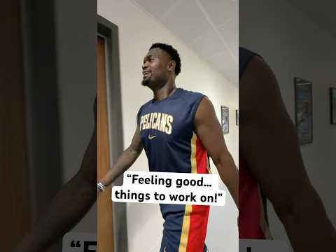 Zion & the Pelicans’ preseason debut is in the books!