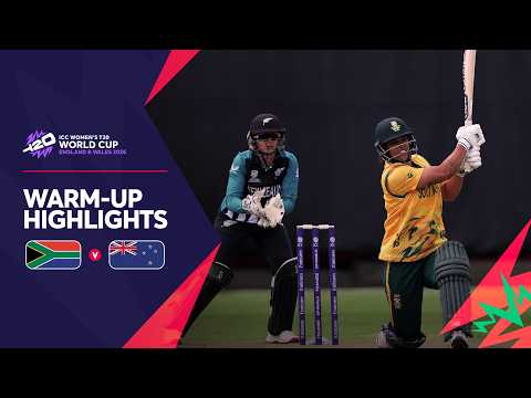 South Africa v New Zealand | Warm-up Match Highlights | Women's T20WC 2026