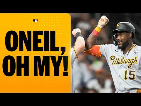 Oneil Cruz puts the Pirates ahead with a homer into the bullpen! 🏴‍☠️ | MLB Highlights