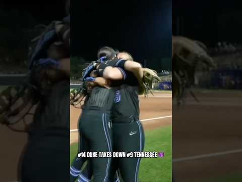 THE BLUE DEVILS PICK UP A TOP 🔟 DUB! #duke #ncaasoftball #collegesoftball #softball #collegesports