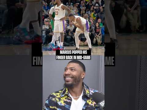Marcus popped his own finger BACK IN PLACE mid-game