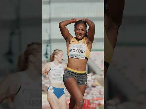 Magical Mokobe ✨🇩🇪She wins 200m gold at #Tampere2025 #athletics #U20Champs
