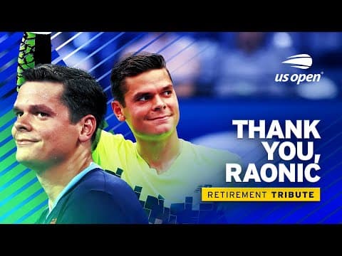 Milos Raonic's Best Points | Retirement Tribute | US Open