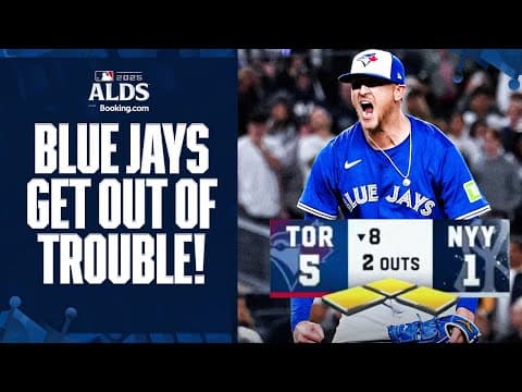 FULL 8th INNING: The Blue Jays get out of a bases-loaded jam vs. the Yankees! 😳