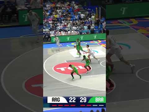 🇧🇷 De Paula is about to steal the show at the #FIBAWC Qualifiers🔥