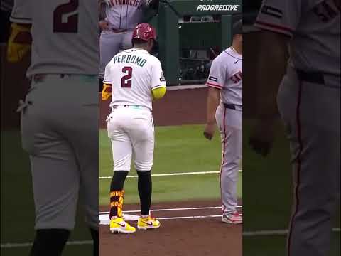 That's one way to start a game 😳 #baseball
