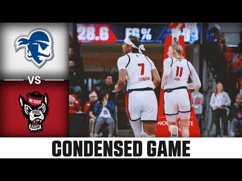 Seton Hall vs. NC State Condensed Game| 2025-26 ACC Women's Basketball