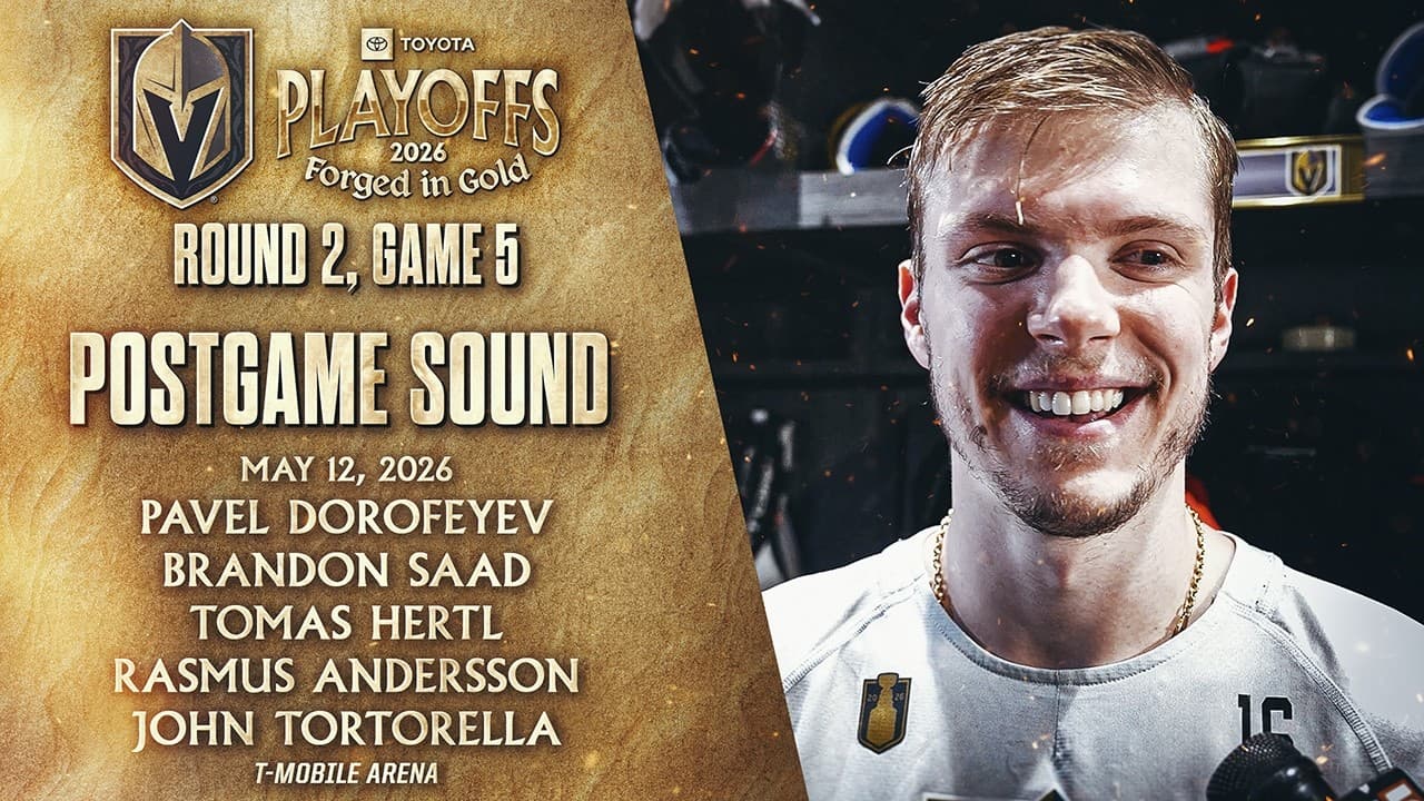🎥 Round 2, Game 5 POSTGAME SOUND: Dorofeyev, Saad, Hertl, Andersson & Tortorella