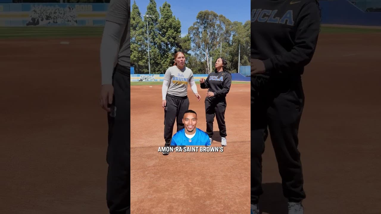 UCLA softball breaks down their home run celebrations 🎉 #shorts