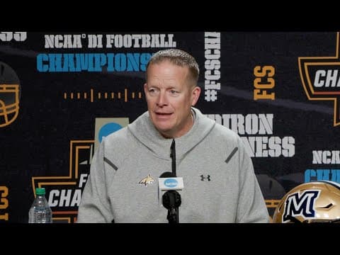 Press Conferences: NCAA FCS Championship - Montana State Pregame