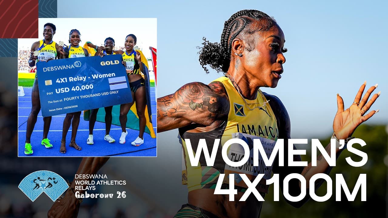 Full Women's 4x100m Heats & Final | World Athletics Relays Gaborone 26