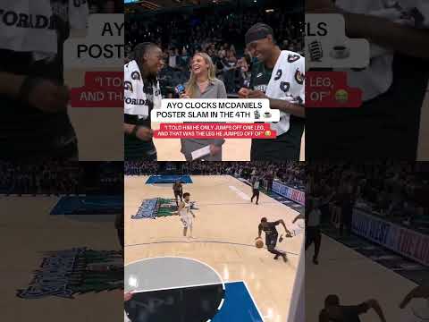 His teammate clocked his tea 🤭😅… He’s going to work on jumping off his right leg now