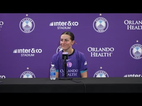 Haley McCutcheon | 2025 Post-Game Comments | Orlando Pride vs Seattle Reign (NWSL Playoffs)
