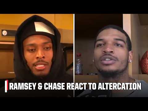 'I didn't spit on nobody' - Ja'Marr Chase & Jalen Ramsey react to their altercation | NFL on ESPN
