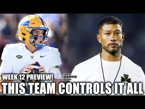 PITT CONTROL THE DESTINY of College Football Playoff hopefuls?! | The Matt Barrie Show