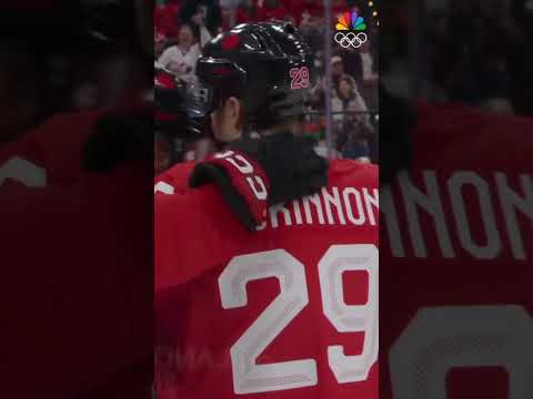 Nathan MacKinnon with an amazing goal as Team Canada gets the win over Switzerland 5-1 🇨🇦