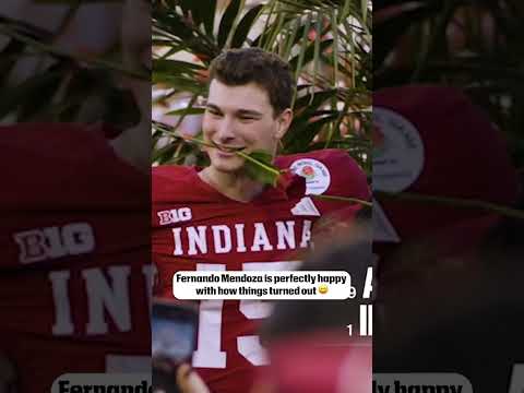 Fernando Mendoza wouldn't change a thing 🏈