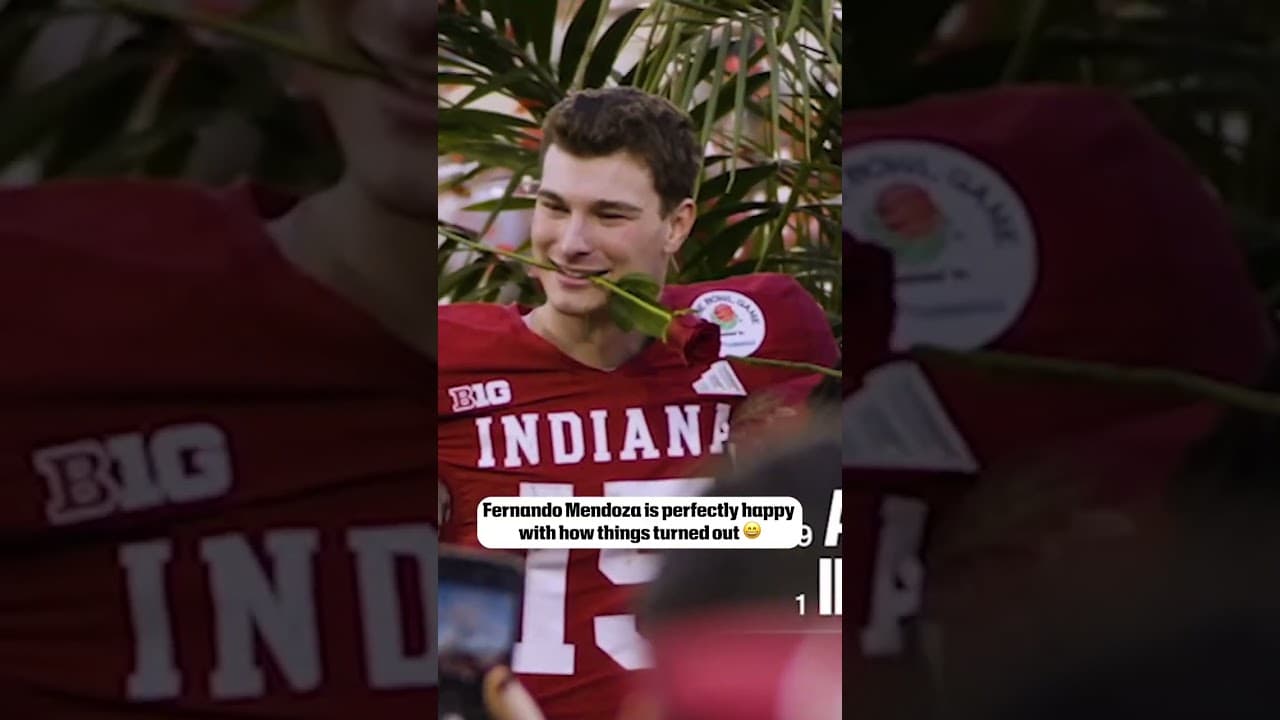 Fernando Mendoza wouldn't change a thing 🏈