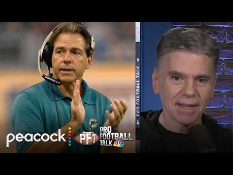 Mike Florio remembers interviewing Nick Saban with Dolphins in 2005 | Pro Football Talk | NFL on NBC