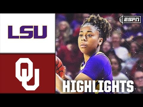 LSU Tigers vs. Oklahoma Sooners | Full Game Highlights | ESPN College Basketball