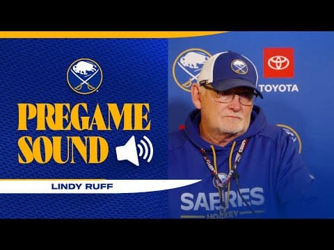 "He's Ahead Of Schedule" | Lindy Ruff With Josh Norris Update | Buffalo Sabres