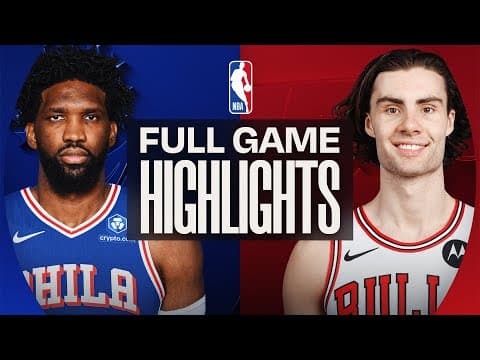 76ERS at BULLS | FULL GAME HIGHLIGHTS | December 26, 2025
