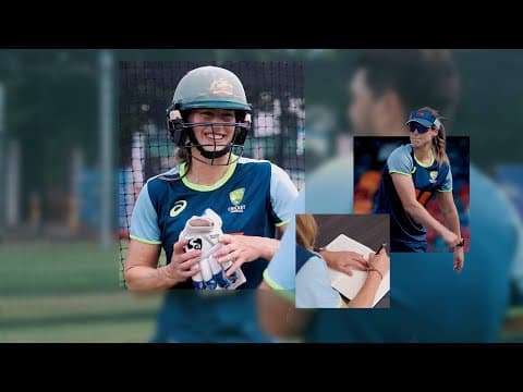 Behind the scenes with the champ: Training with Ellyse Perry