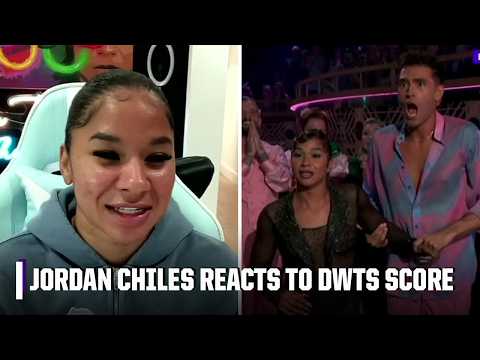 Jordan Chiles reacts to earning first 10s of the Dancing with the Stars season | Vibe Check