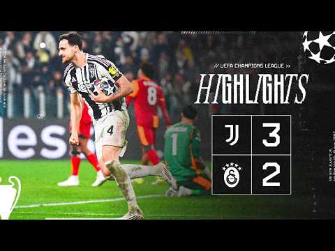 Juventus 3 - 2 Galatasaray | HIGHLIGHTS UEFA Champions League